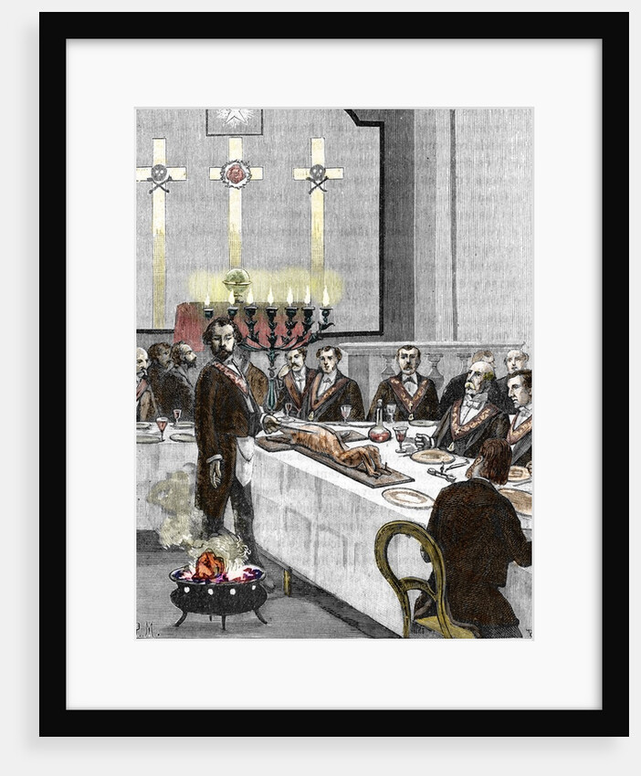 Rosicrucian ceremony by Anonymous