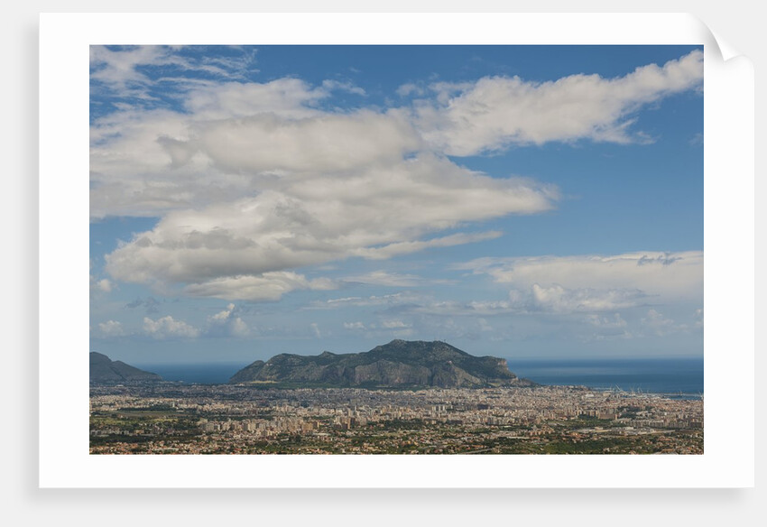 View of the town from Altofonte by Anonymous