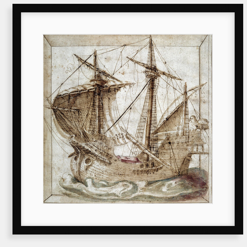 Caravel - 16th cent. Manuscript by Anonymous