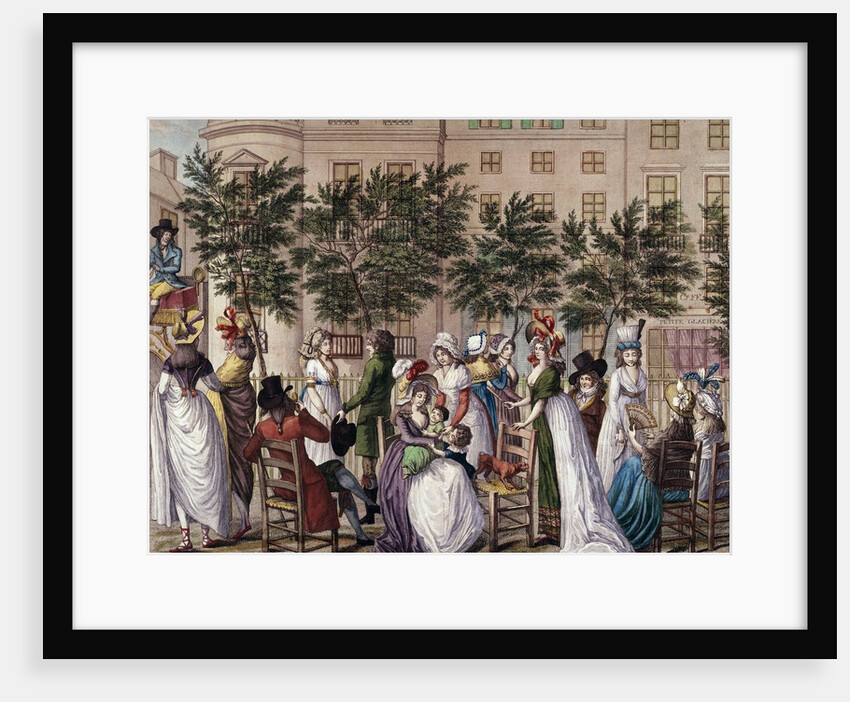 The walk on the Boulevard des Italiens in Paris by Desrais
