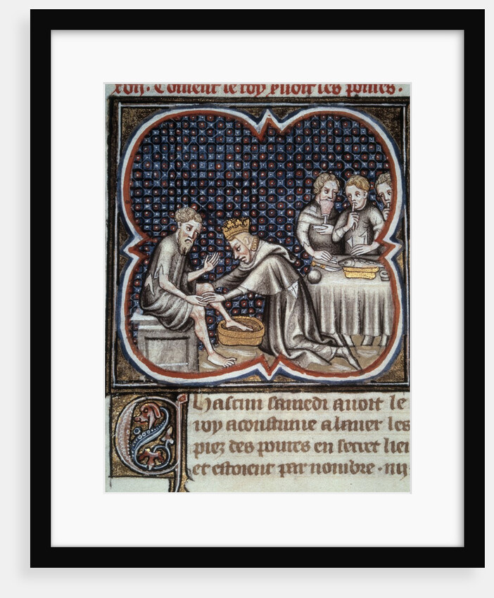 The piety of king St Louis by Jean Fouquet