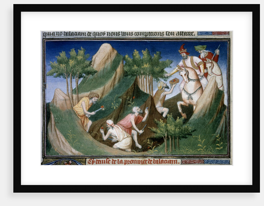 Men extracting rubies from the Sighinan Mountain (Persia) by Anonymous