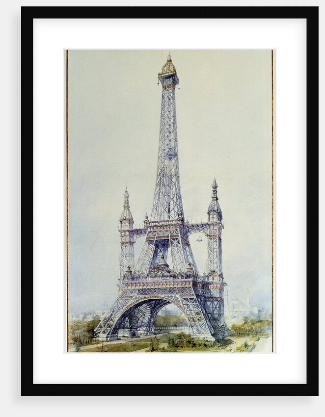 Project for the Eiffel Tower for the exposition of 1900 by Anonymous