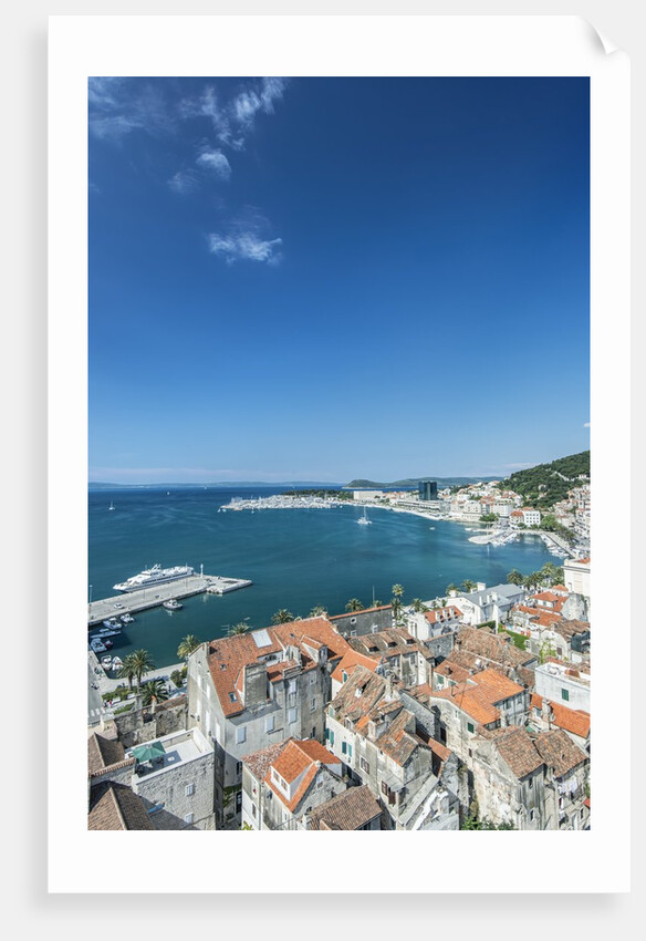 Split Harbor and Old Town by Anonymous