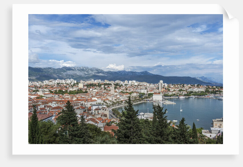 Split Harbor and Old Town by Anonymous