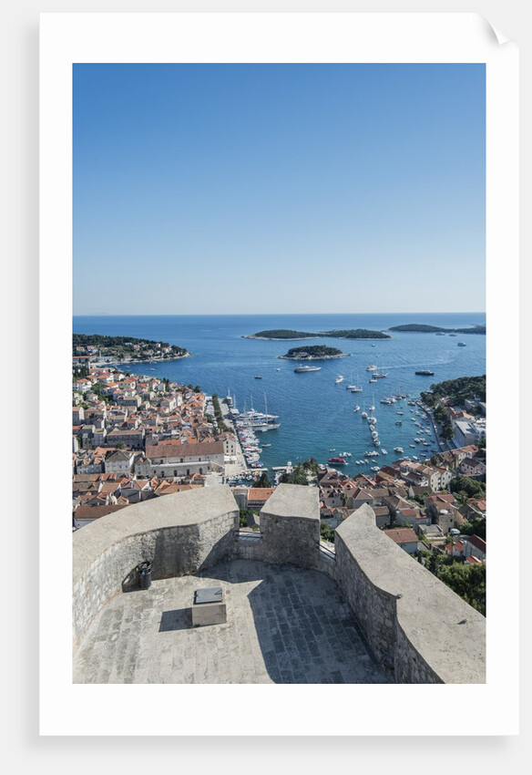 Hvar Town & Harbor by Anonymous