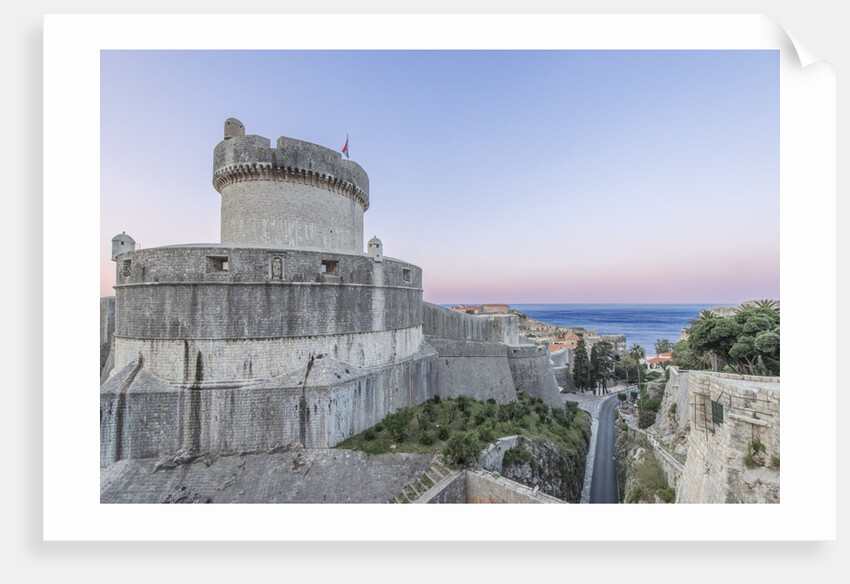 Minceta Tower and Old Town at Dawn by Anonymous