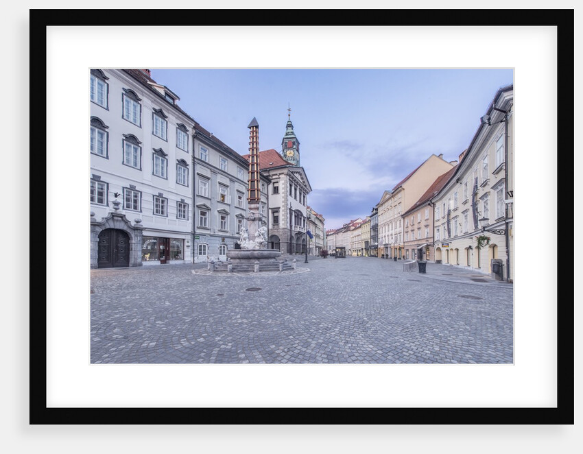 Old Town at Dawn by Anonymous