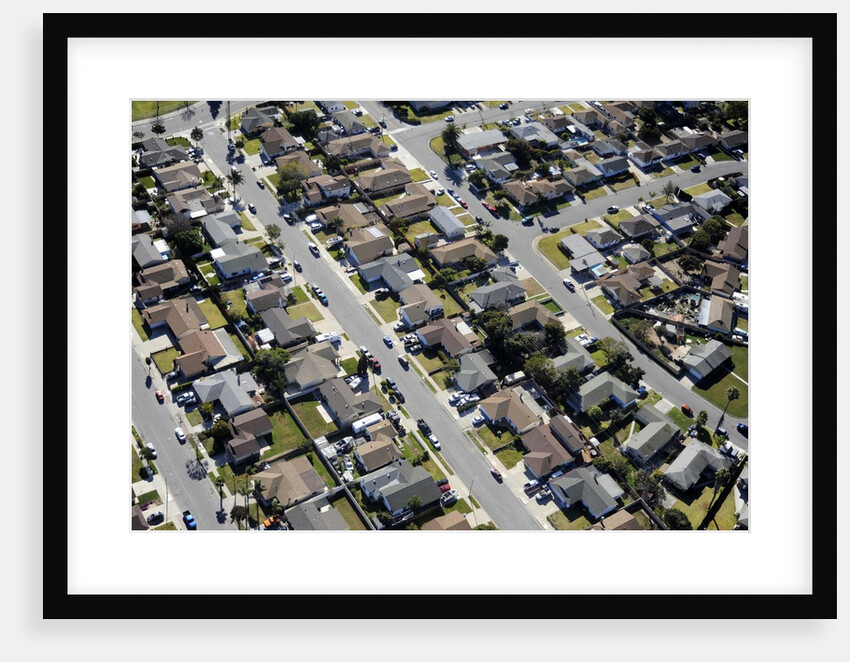 Aerial view of homes in Oxnard, California by Anonymous