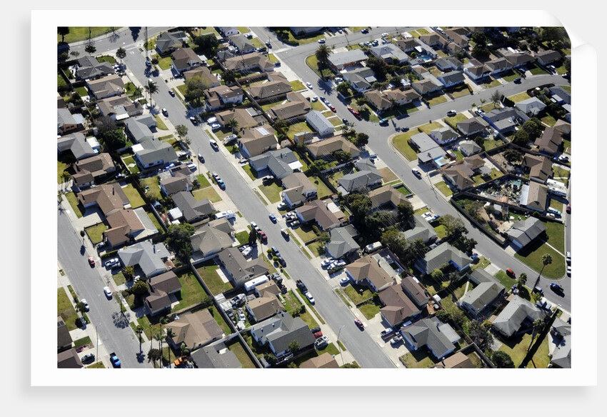 Aerial view of homes in Oxnard, California by Anonymous