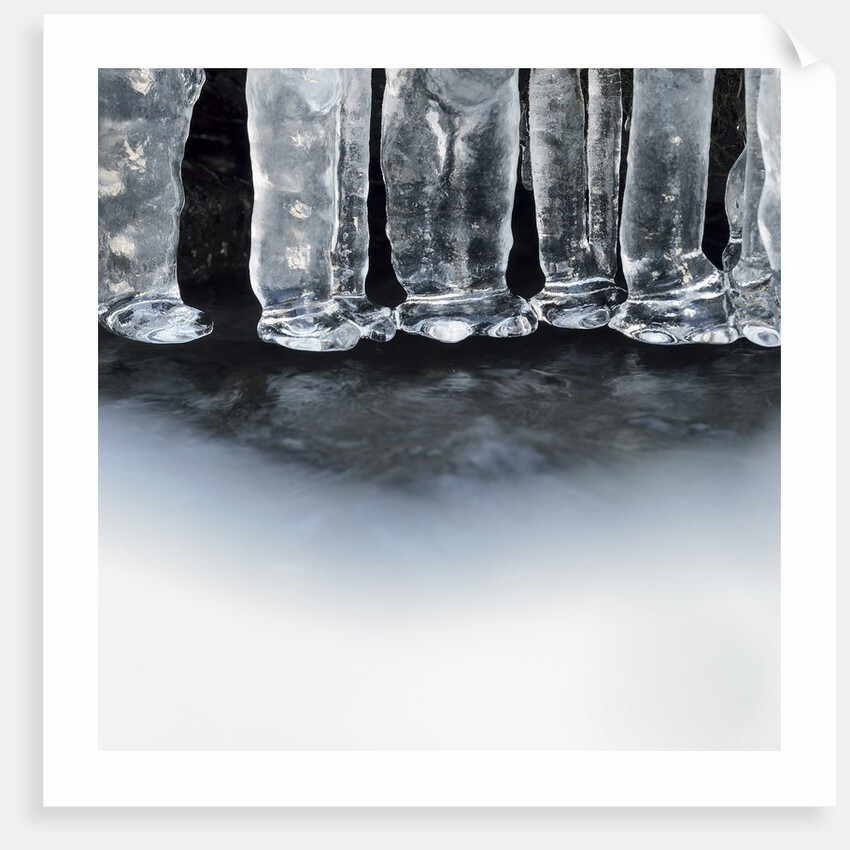 Ice creates strange scupltures, Alpi Carniche, Friuli-Venezia Giulia, Carnia , Italy, Italia by Anonymous