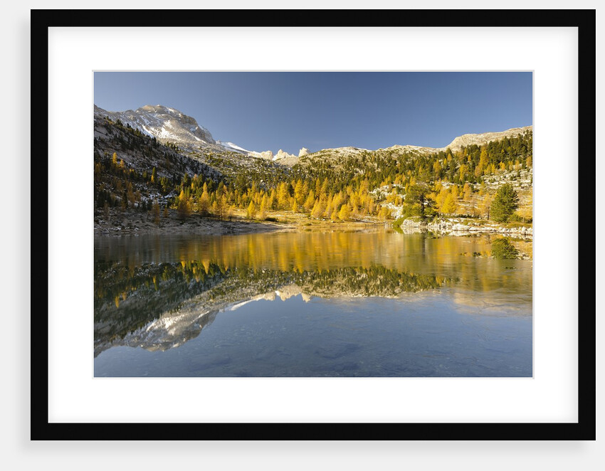 Alpine lake near Lavarella and Fanes huts,Sennes, Fanes, Braies Natural Park, Alto Adige, Italy by Anonymous