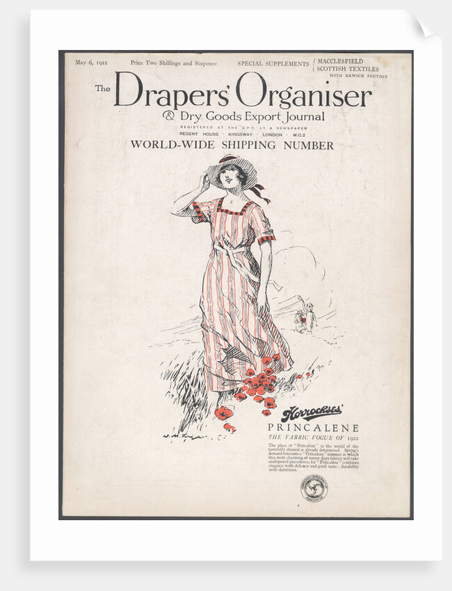 Draper's Organiser Magazine, 1922. Artist: Wilfred Fryer by Anonymous