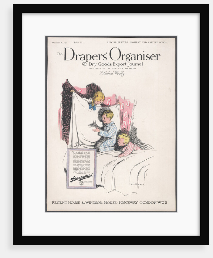 Draper's Organiser Magazine, 1921. Artist: Wilfred Fryer by Anonymous