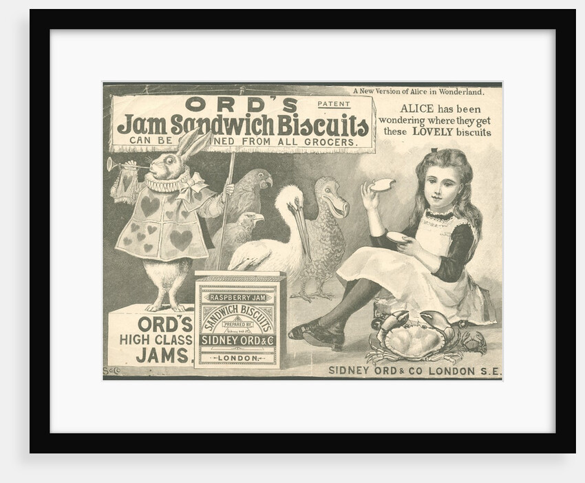 Sidney Ord Jam Sandwich Biscuit, 1890s. by Anonymous