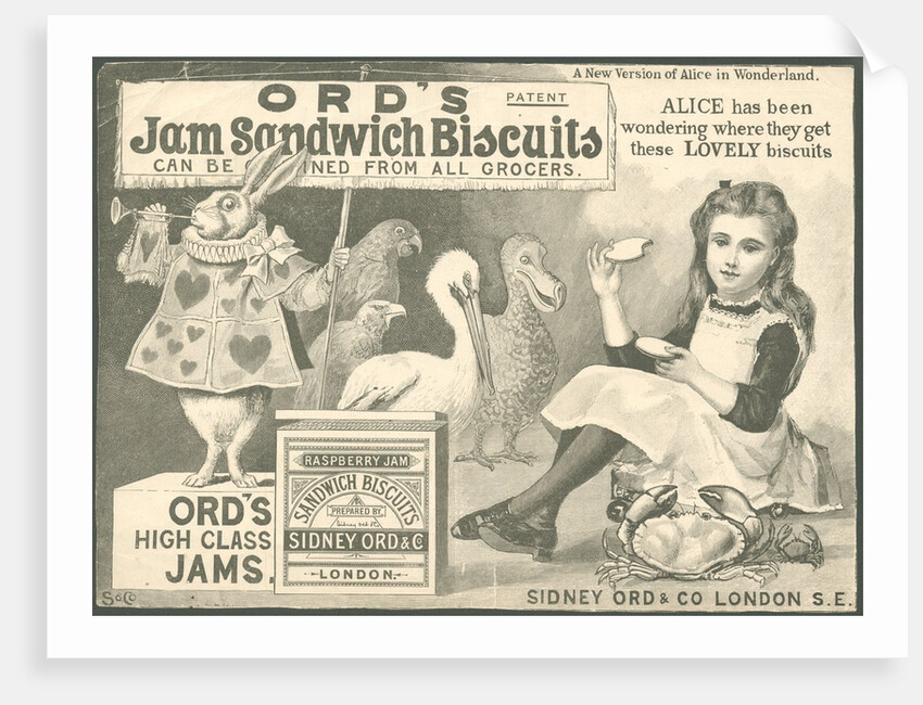 Sidney Ord Jam Sandwich Biscuit, 1890s. by Anonymous