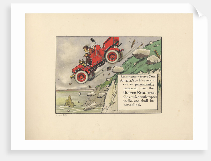 Motoritis, or other interpretations of the Motor Act. Article VI: Registration of Motor Cars, 1906. by Anonymous