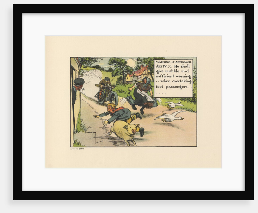 Motoritis, or other interpretations of the Motor Act. Warning of Approach Article IV (5), 1906. by Anonymous