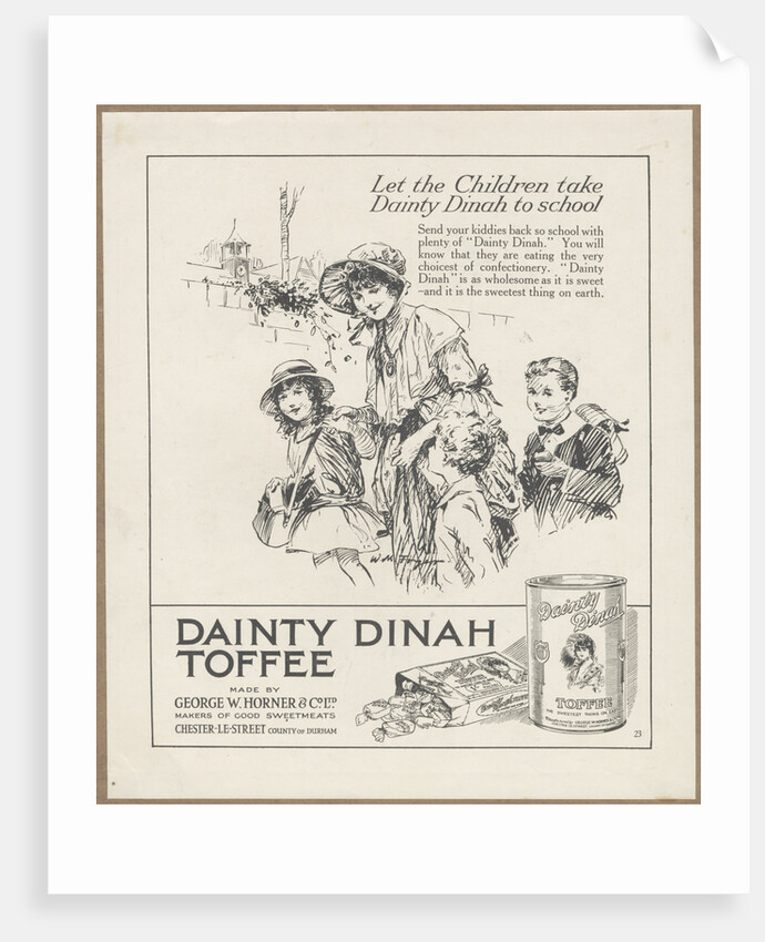 Dainty Dinah Toffee, c.1920. Artist: Wilfred Fryer by Anonymous