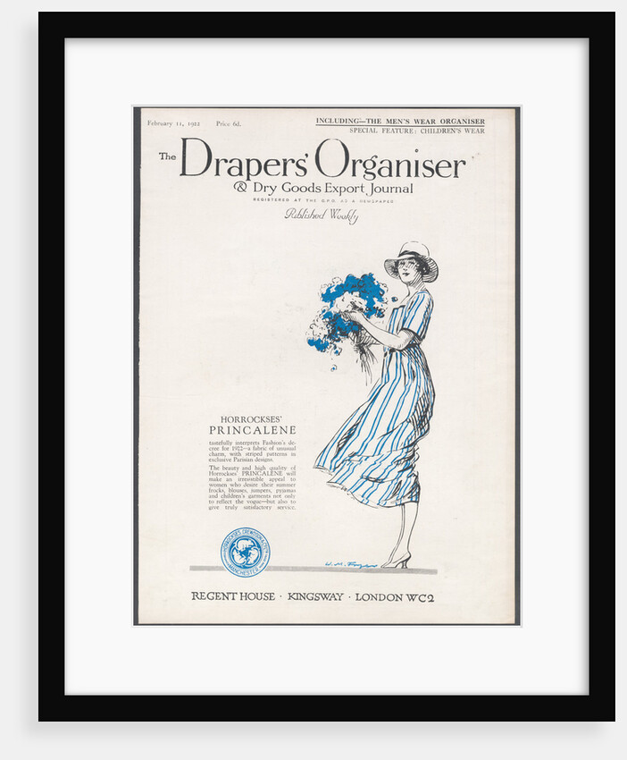 Draper's Organiser Magazine, 1922. Artist: Wilfred Fryer by Anonymous