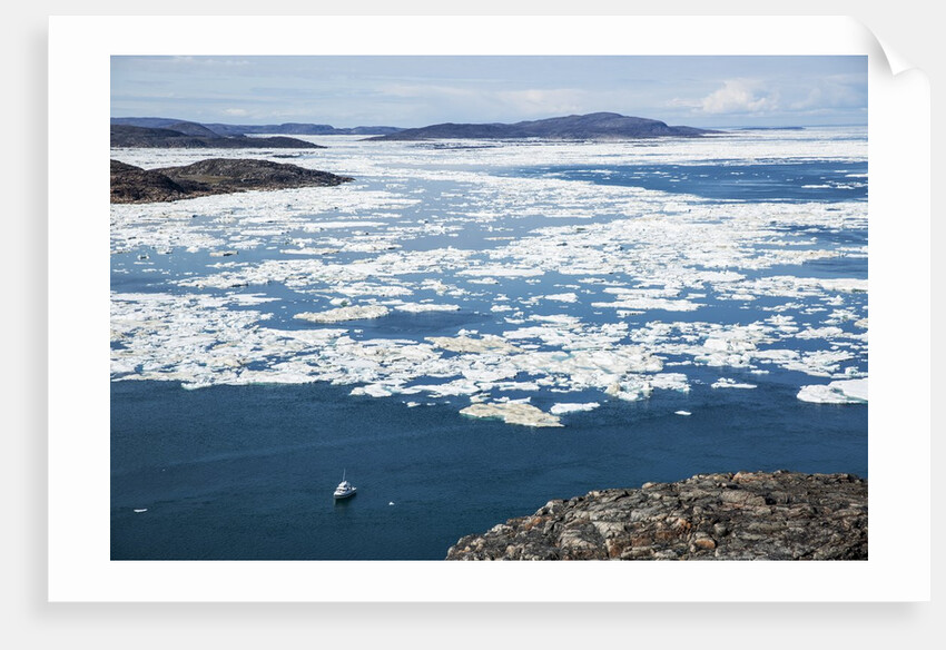 Expedition Boat and Sea Ice, Repulse Bay, Nunavut Territory, Canada by Anonymous