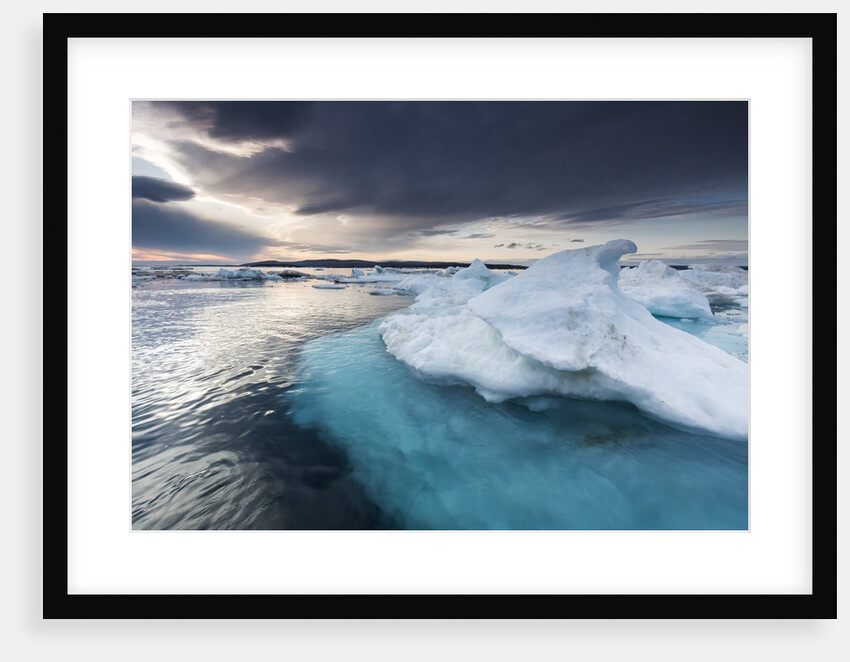 Melting Sea Ice, Hudson Bay, Nunavut Territory, Canada by Anonymous