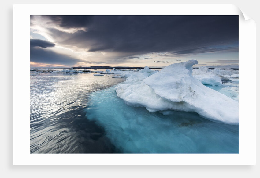 Melting Sea Ice, Hudson Bay, Nunavut Territory, Canada by Anonymous