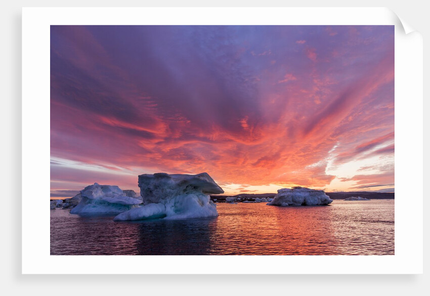 Melting Sea Ice, Hudson Bay, Nunavut Territory, Canada by Anonymous