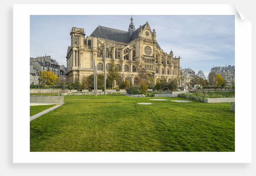 Les Halles, Saint Eustache church by Anonymous