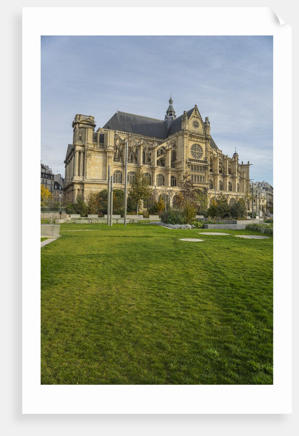 Les Halles, Saint Eustache church by Anonymous