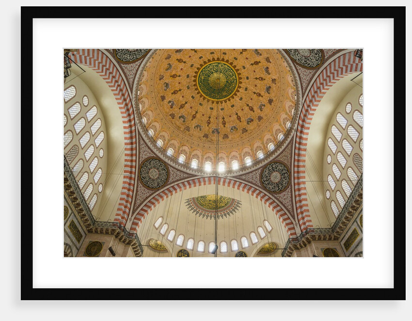 Inside Solyman Mosque by Anonymous