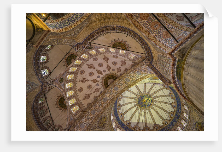 Inside Sultanahamet Cadii (Blue Mosque) by Anonymous