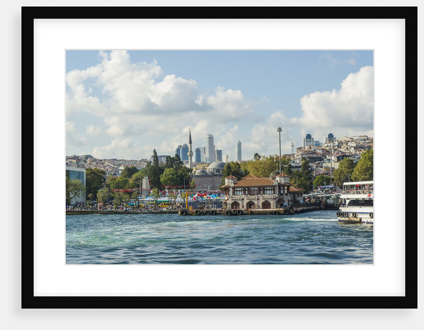 Besiktas Ferry Station and Barbaros Park by Anonymous