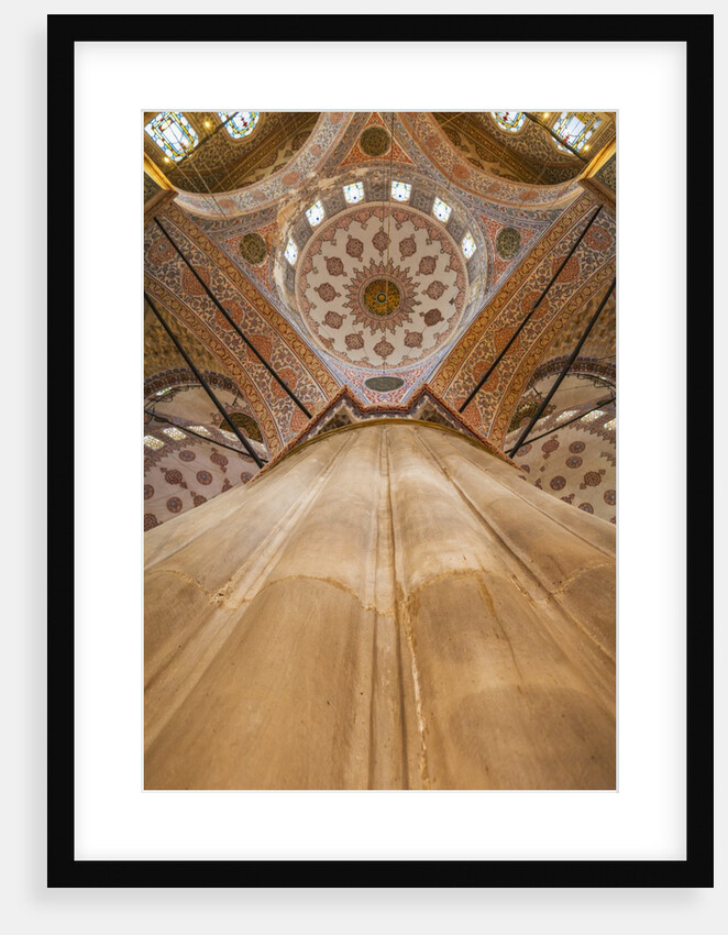 Inside Sultanahamet Cadii (Blue Mosque) by Anonymous