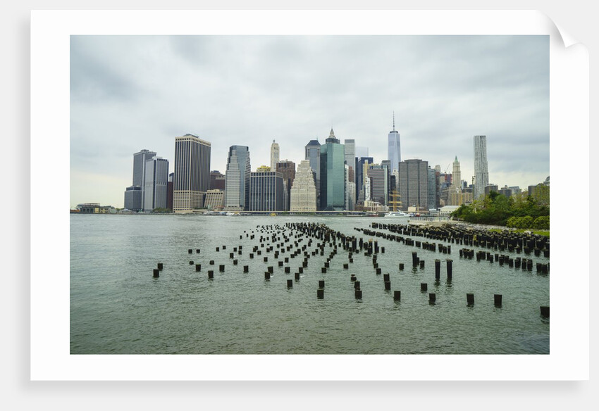 Lower Manhattan skyline, New York City by Anonymous