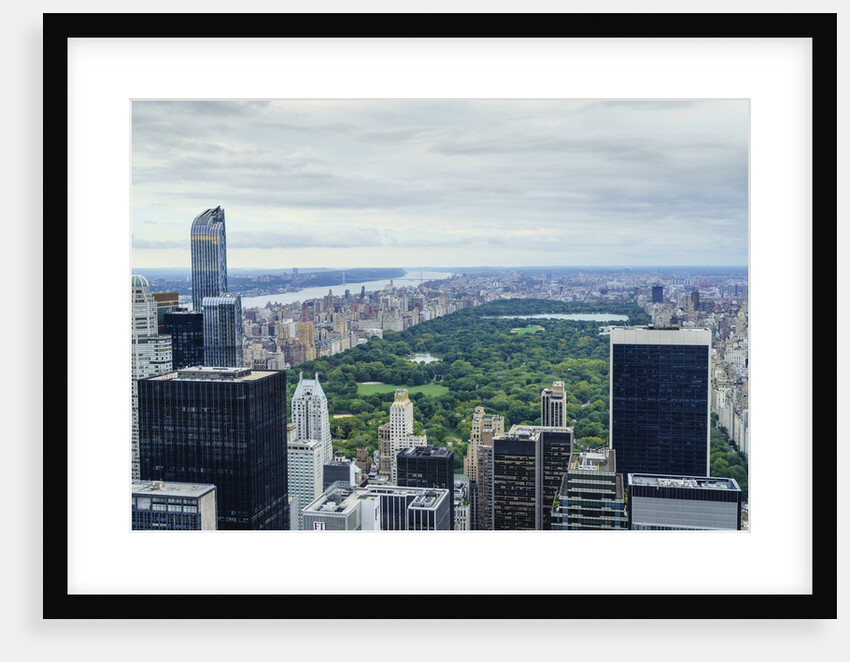Central Park from above, New York City by Anonymous