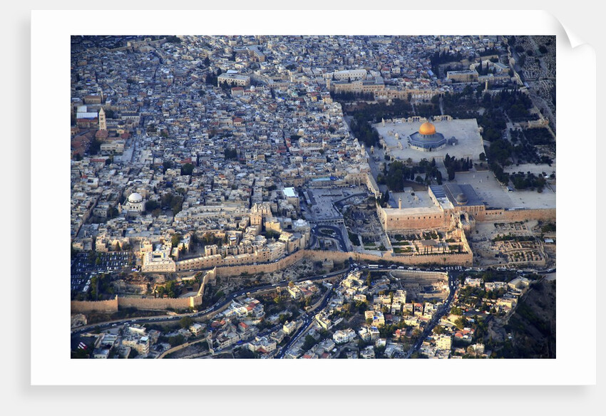 Air View of the old city. by Anonymous
