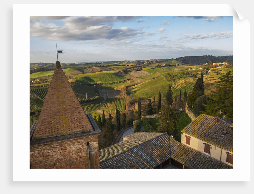 Air view of the old town by drone by Anonymous
