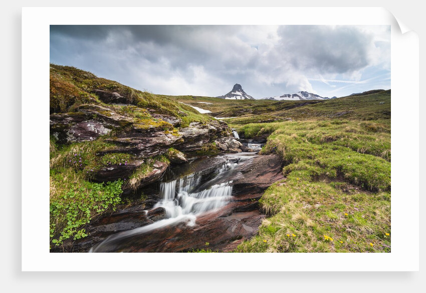 Mountain creek at the Swiss Tectonic Arena Sardona by Anonymous