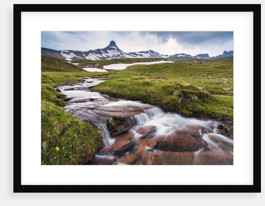 Mountain creek at the Swiss Tectonic Arena Sardona by Anonymous
