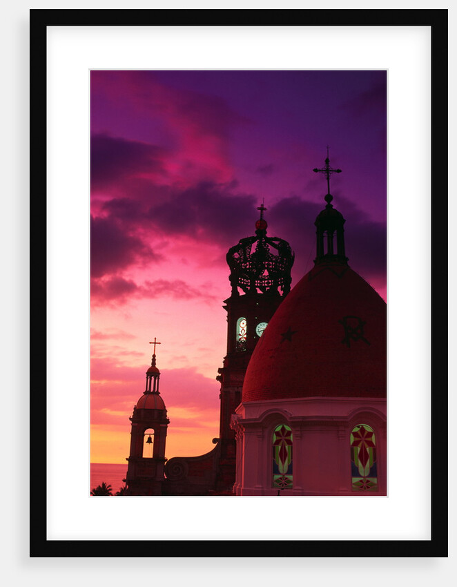Church of Guadalupe at Sunset by Anonymous