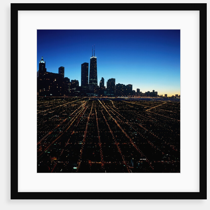 Chicago Skyline at Twilight by Anonymous
