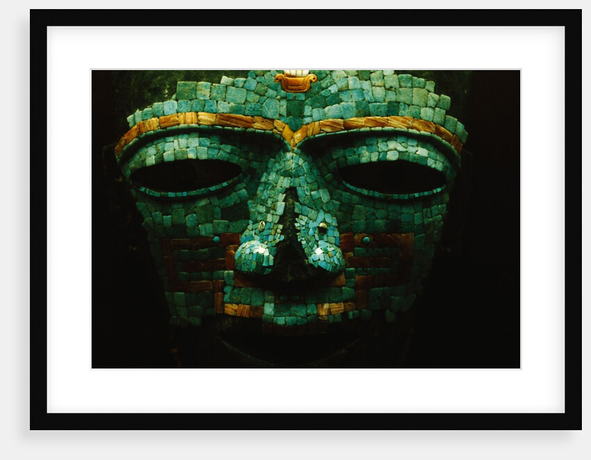 Teotihuacan Mosaic Sculpture Mask by Anonymous