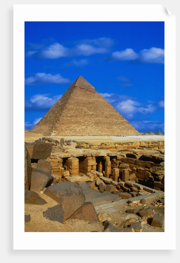 Tombs Near Pyramid of Khafre by Anonymous