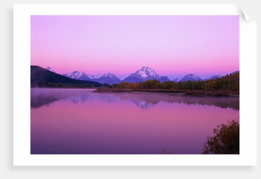 Mount Moran Rises Above Snake River by Anonymous