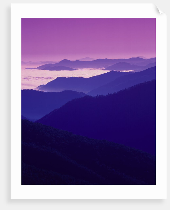 Twilight over Great Smoky Mountains by Anonymous