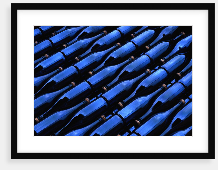 Champagne Bottles Waiting for Labels at Argyle Winery by Anonymous