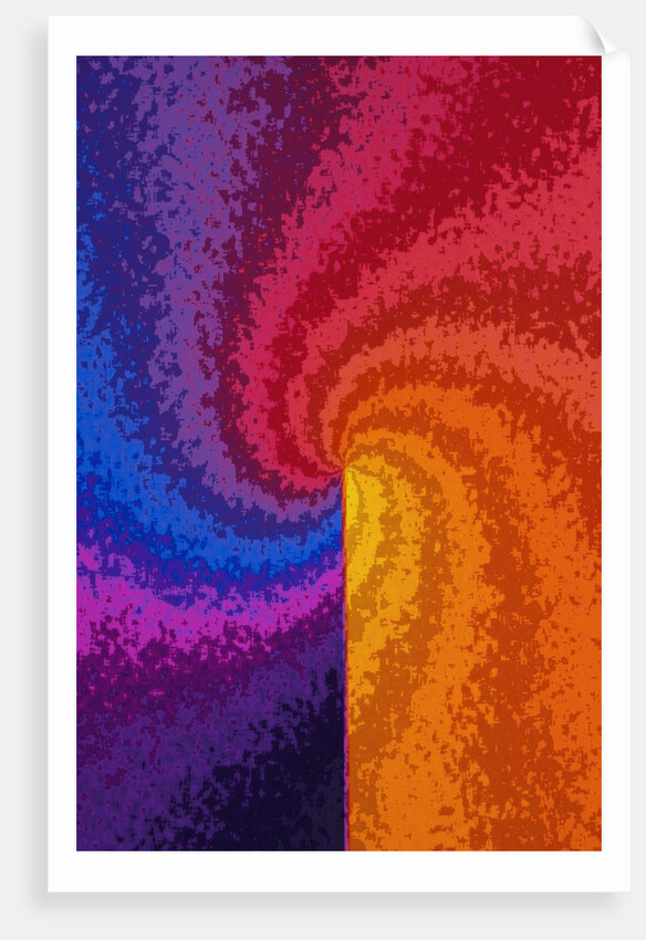 Rainbow Colored Spiral by Anonymous