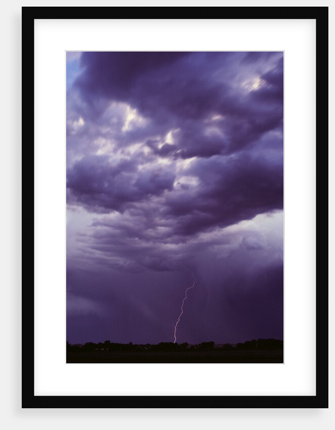 Lightning and Storm Clouds by Anonymous