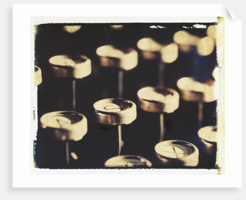 Old Typewriter Keys #2 by Jennifer Kennard